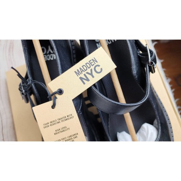 Madden NYC Mary Jane Lug Black Size 7.5 Shoes – Stylish, Breathable & Eco-Friend - Picture 16 of 16